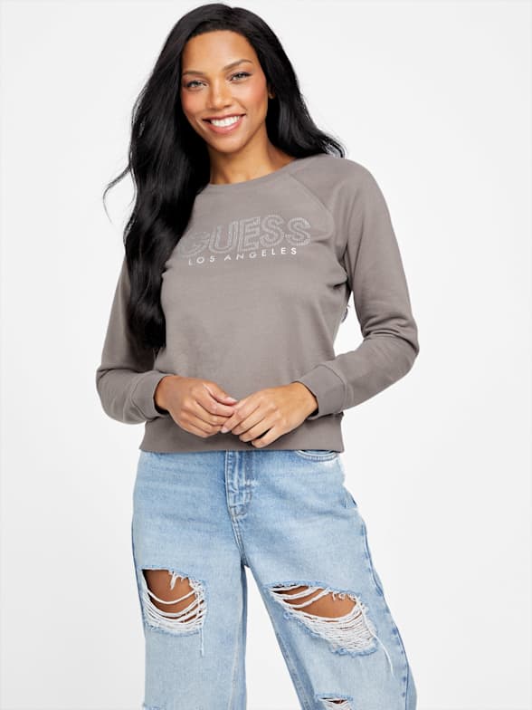 Womens guess sweatshirt discount