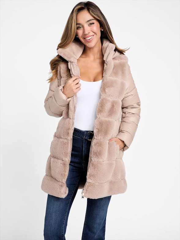 Women s Jackets Outerwear GUESS Factory