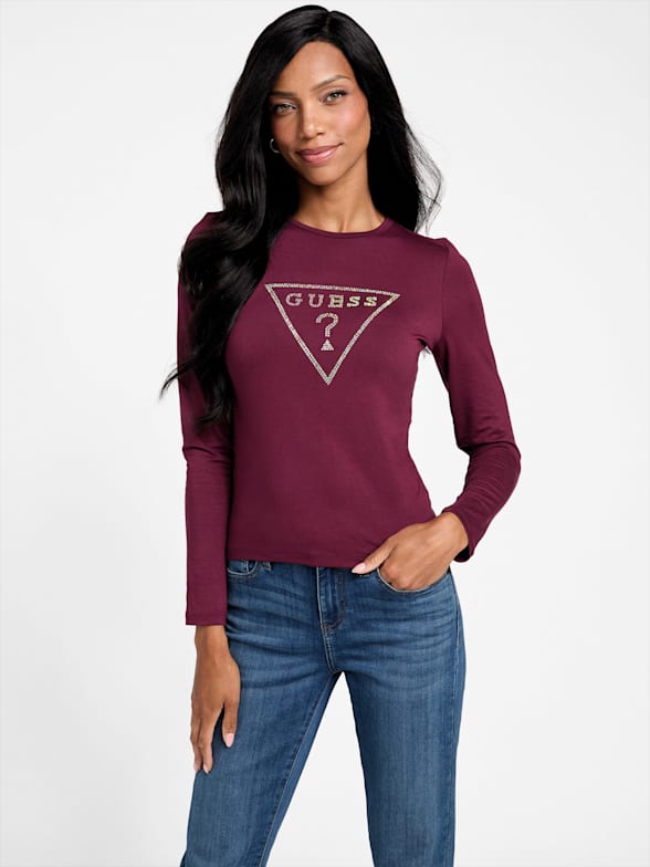 Guess pink long sleeve deals