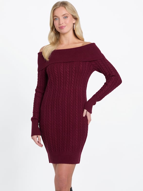 pink rose knit dress ROWE Dusty Rose Knit Slip Dress 20