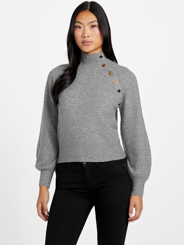 GUESS® Jersey Mezcla Lana Escote De Pico Mujer