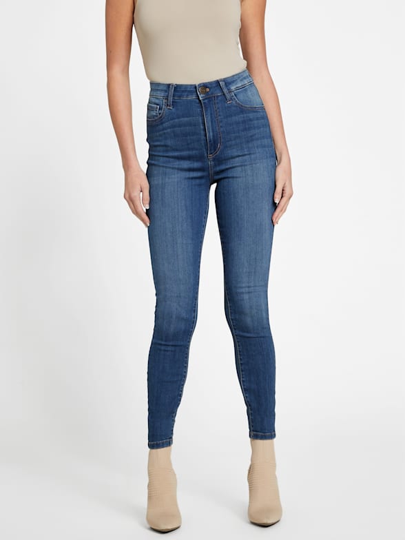 Guess super high rise jeans best sale