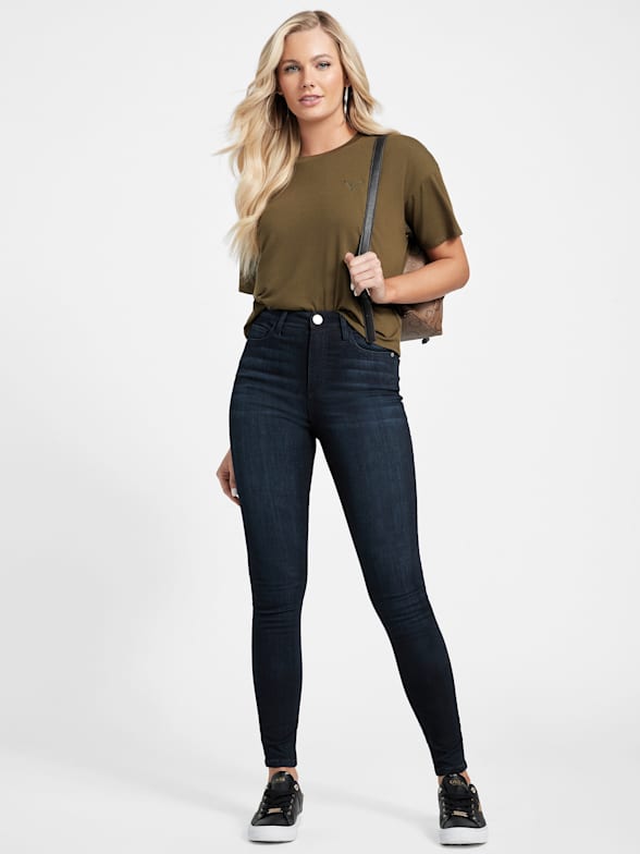 Simmone High-Rise Skinny Jeans