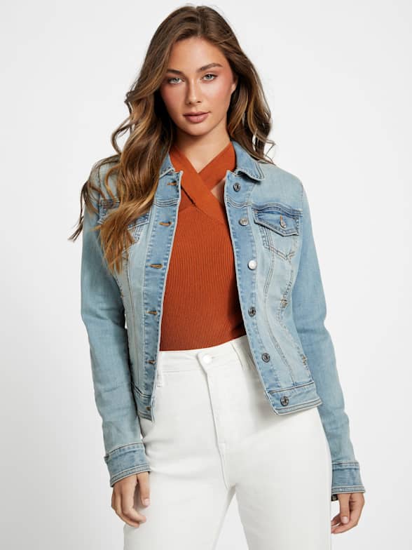 Guess alisana denim jacket new arrivals