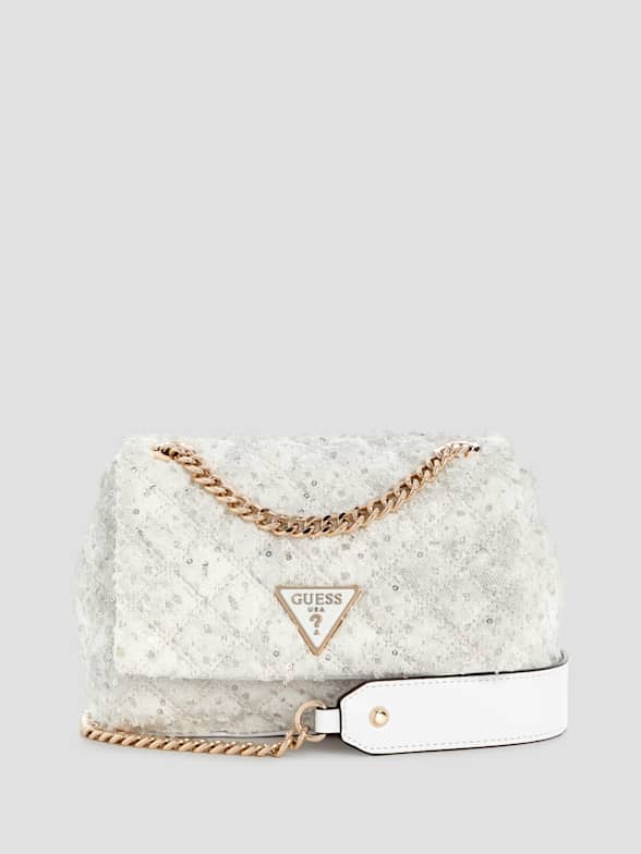 White guess shoulder bag shop
