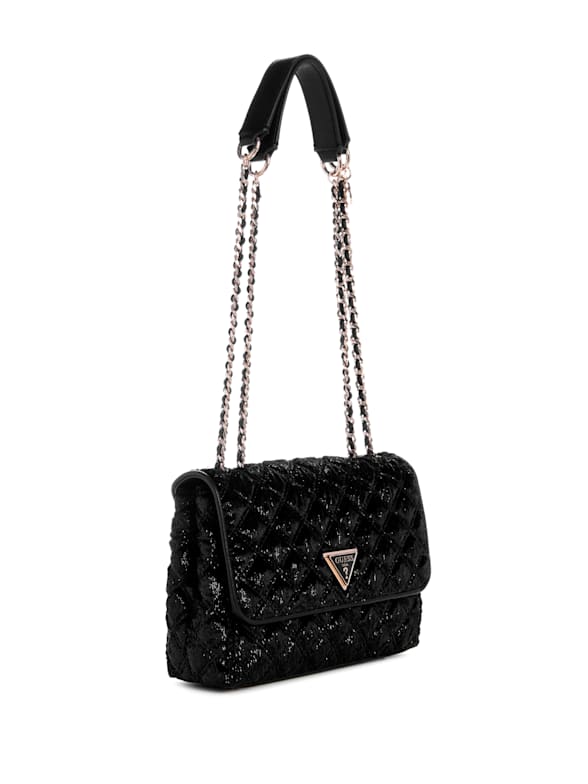 Guess black leather purse shop