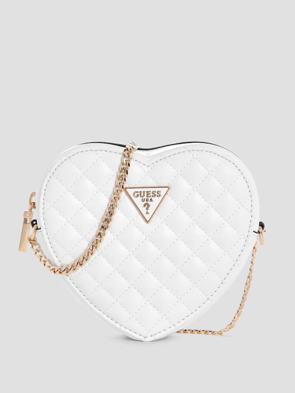 Guess heart bag hot sale