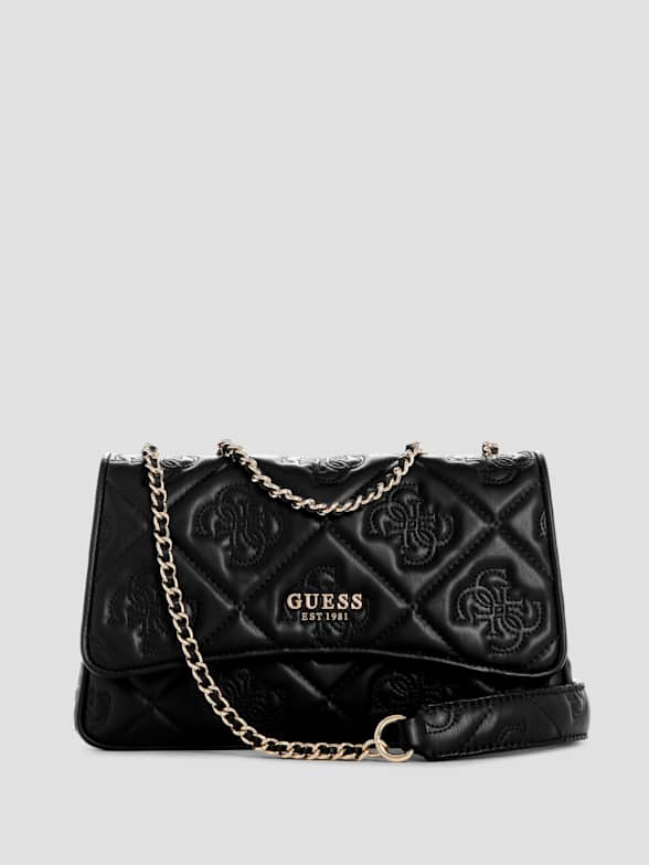 GUESS USA Stud Detailed Denim Shoulder Bag - Farfetch