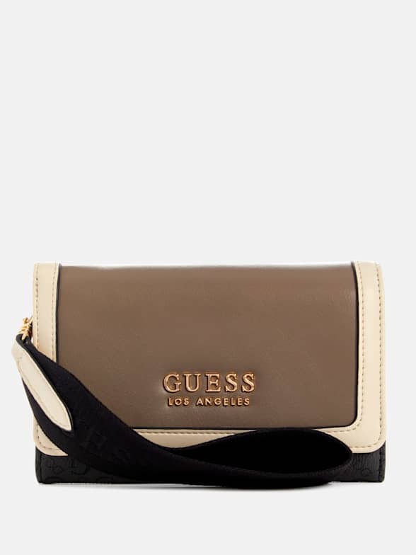 Bolsa Guess Factory Estilo Crossbody En Color Café Multi Modelo Sg885078-Khm