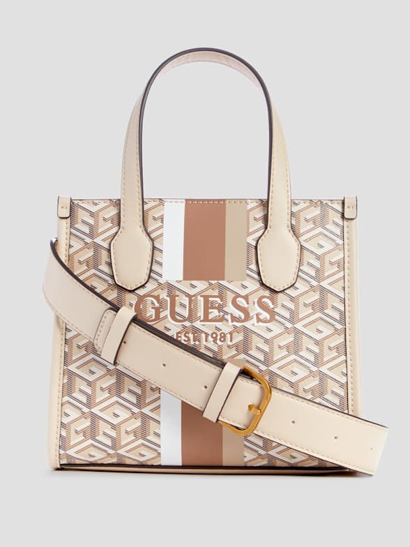 Guess, Bags, Guess Naya Womens Shopper Bag In White