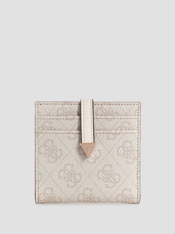 Guess silver wallet top