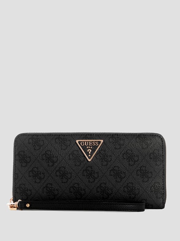 Black Elenia Large Wallet - GUESS