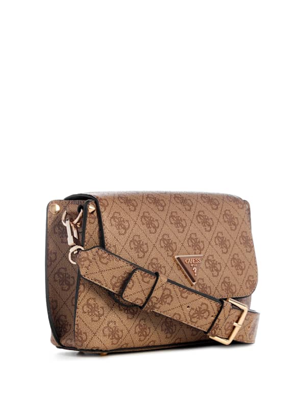 GUESS cross body bag Vezzola Triple Pochette Beige / Brown