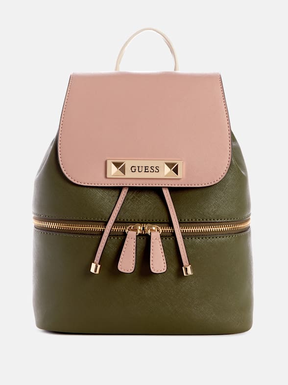 Guess Rylan Backpack - Brown/Gold