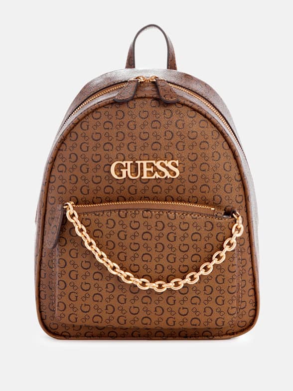 Guess Rylan Backpack - Brown/Gold