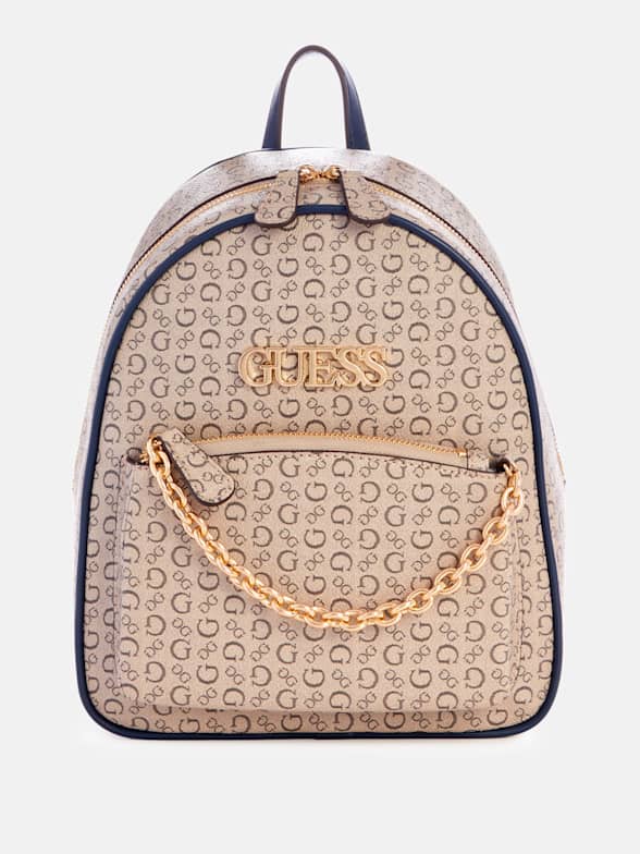 Guess Rylan Backpack - Brown/Gold