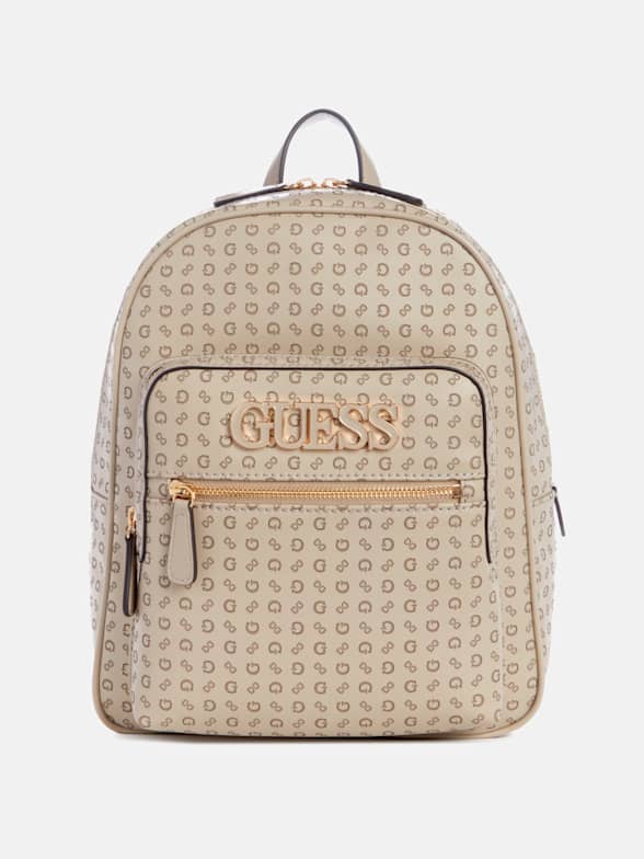 Guess monogram backpack online