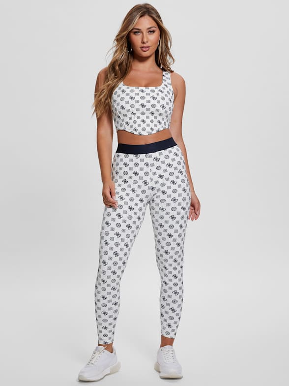 Shop GUESS Online All Over Floral Print Leggings