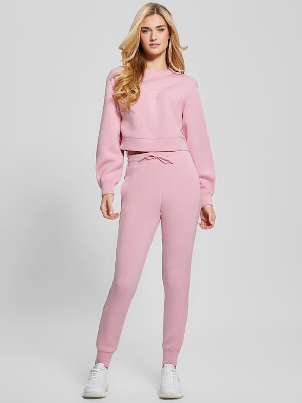 PINK Zip up sweater and flare tracksuit set, Loungewear