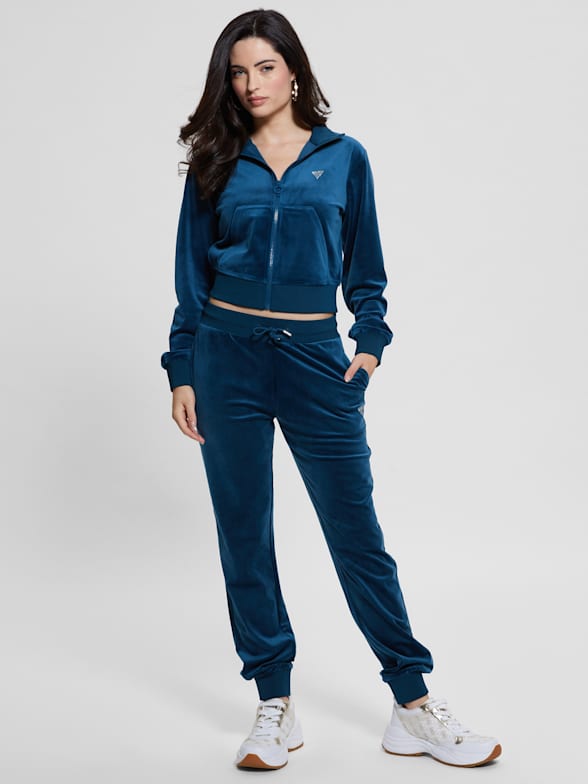 Guess sweat suit women's discount