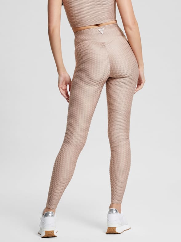 Guess Factory Hadar Mesh Leggings in Black