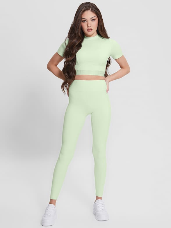 Green Coline Active Leggings - GUESS