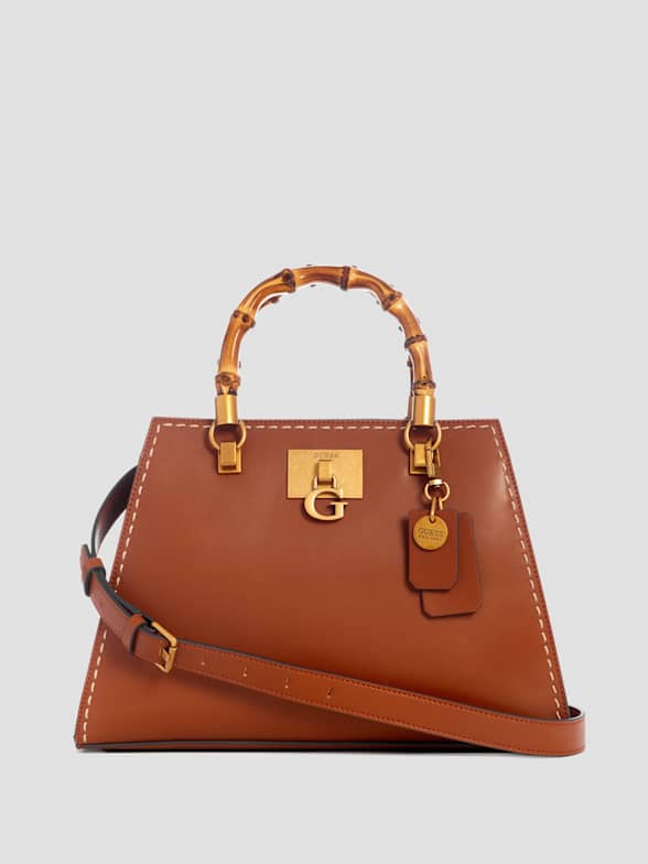 Guess murray double handle satchel new arrivals