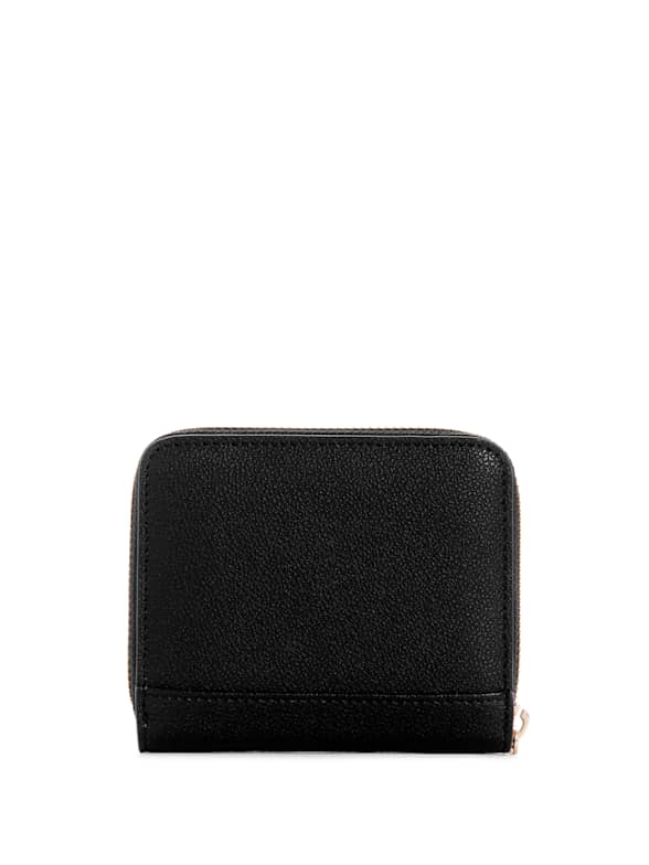 GUESS Blakely Zip Around Black Wristlet Wallet