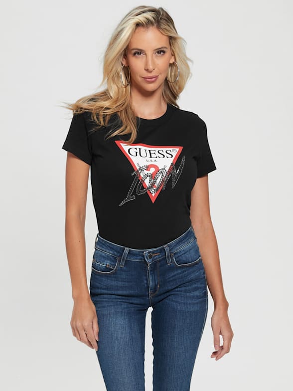 Guess tshirt women clearance