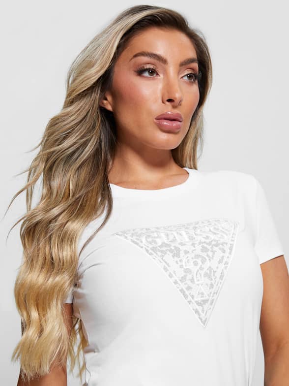 Guess tee womens hot sale