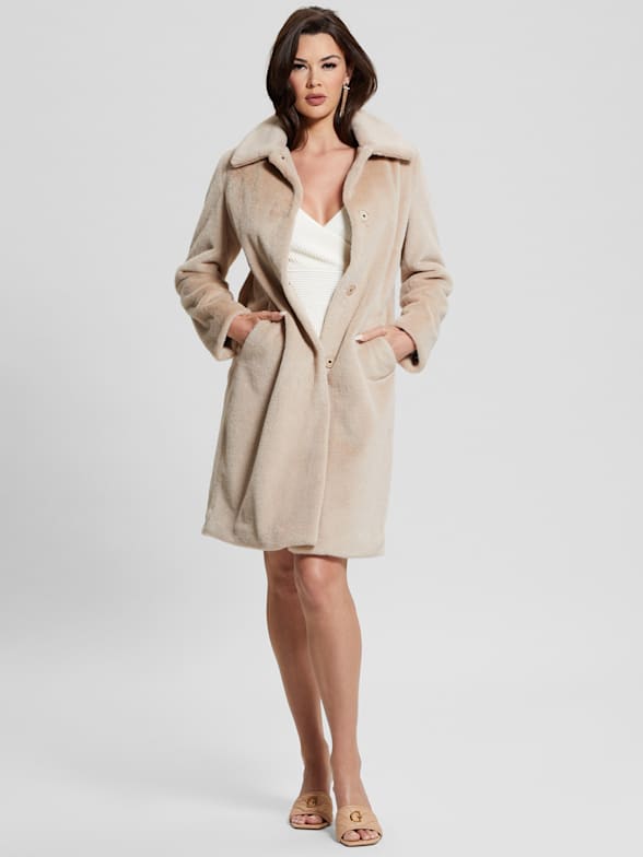 GUESS Felicia women's trench coat : : Fashion