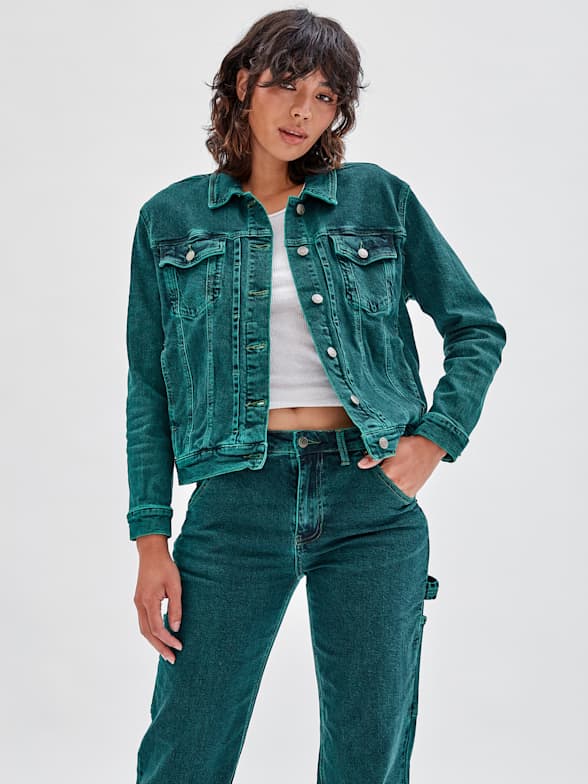 Veste en jean guess pour femme deals
