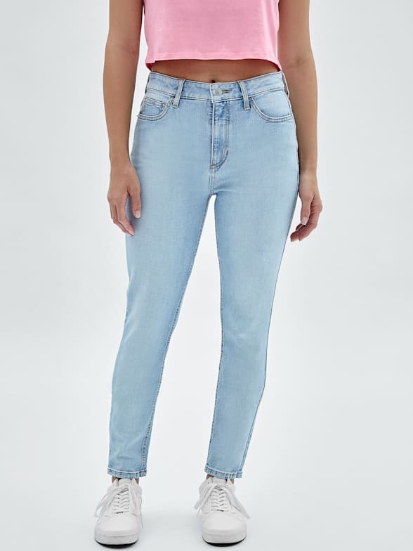Guess super high rise jeans top