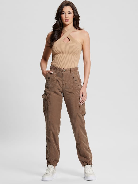 Pants Jogger Mujer Guess Original Bordado