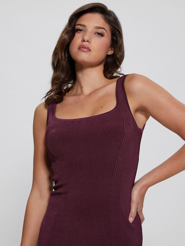 GUESS womens Sleeveless Sunset Geo Lace Maxi Dress, Natural Multi