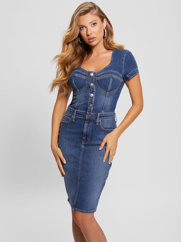 Womens denim sale clearance