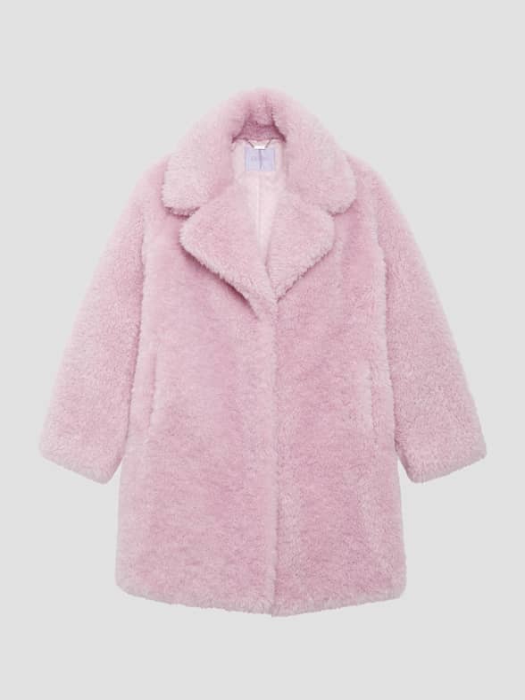 Guess teddy bear coat clearance