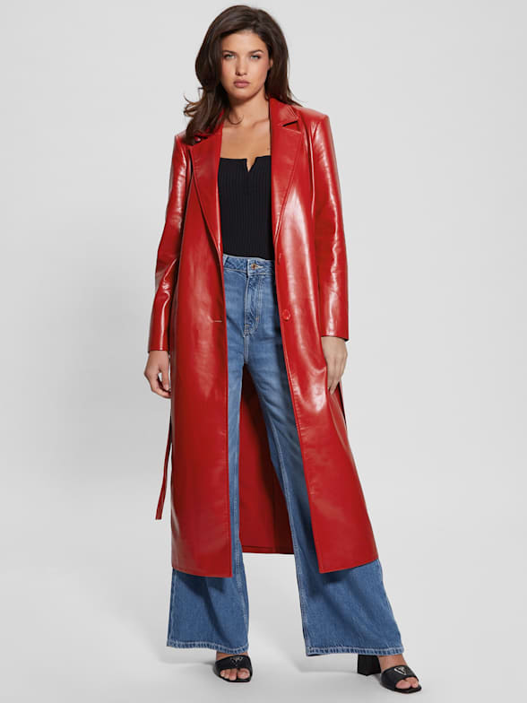 Women s Leather Jackets GUESS Canada