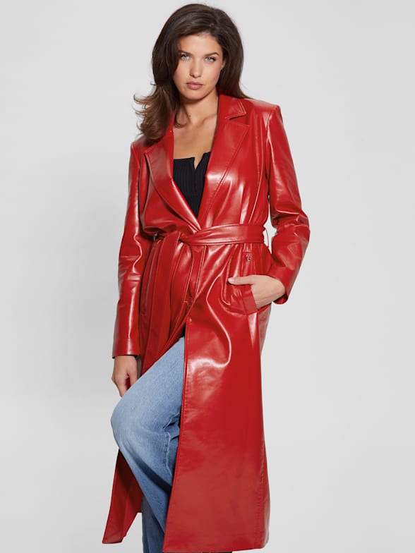 Women s Leather Jackets GUESS Canada