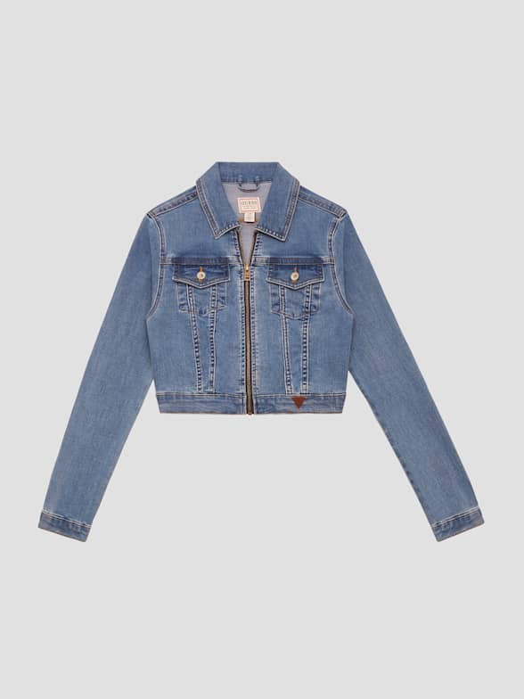 Guess denim jacket 2025 with fur