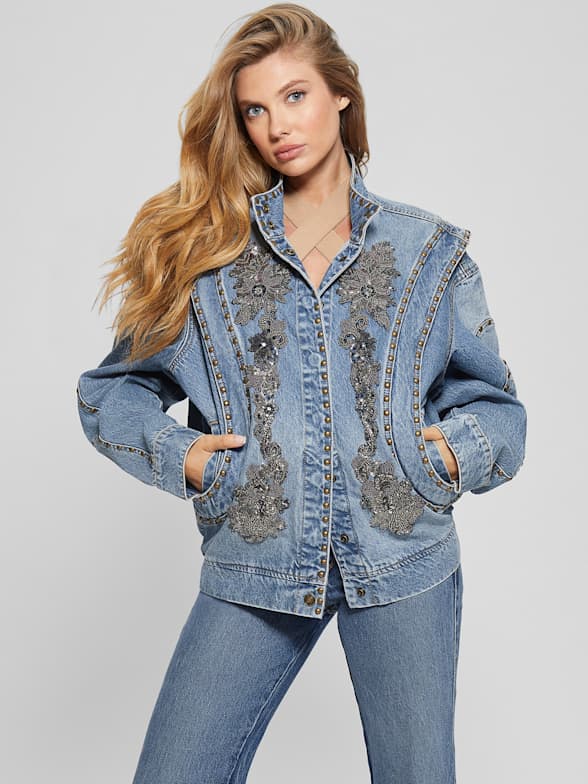 Jeans 2025 jacket guess