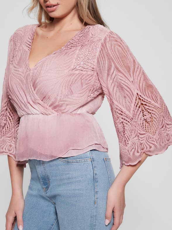 Guess t shirt women's hot sale sale