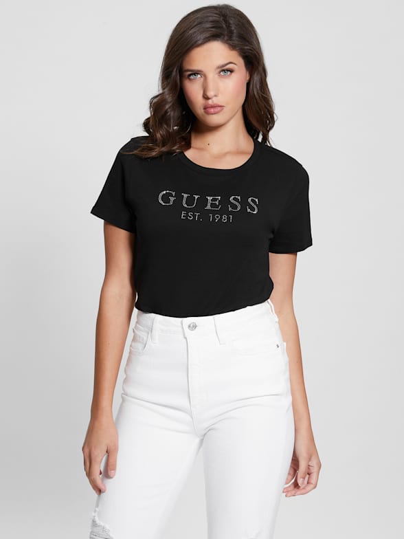 GUESS Logo Shirts, Sweaters, Accessories & More