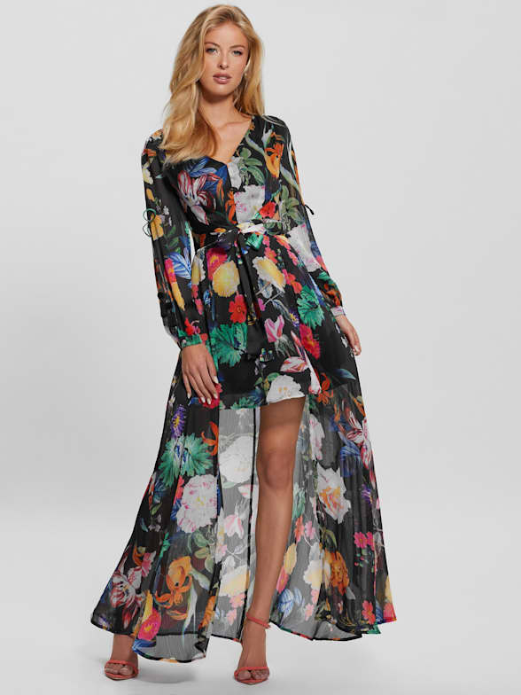 Guess floral maxi dress clearance