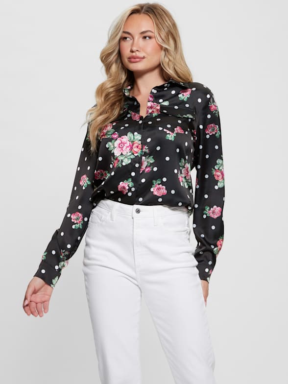 Sale Women s Blouses Shirts GUESS