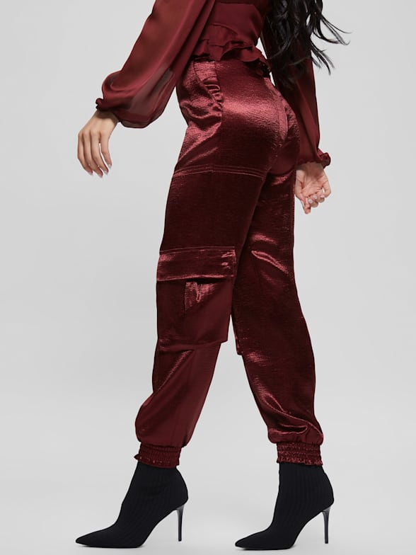 NoName tracksuit and joggers Red S discount 80% WOMEN FASHION Trousers Tracksuit and joggers Flared 