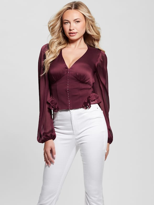 Guess women's clearance clothes online