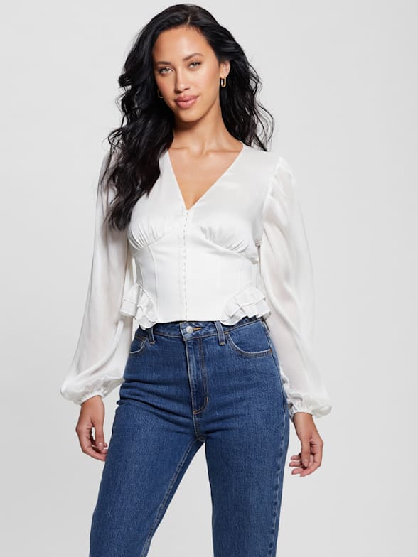 Guess tops sale clearance