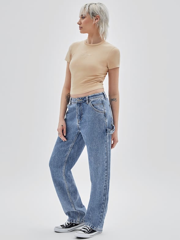 lav lektier Melankoli Hverdage Womens' Straight Leg Jeans