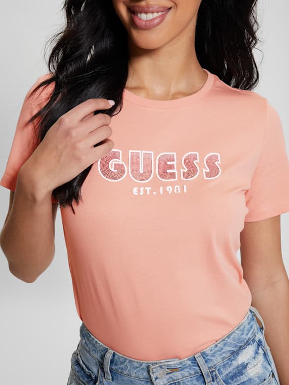 Tee shirt femme guess best sale